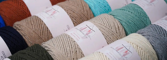 Cotton Macrame Cord 2mm x 195 Yards (590 feet) 2mm - Dark Latte Makromecity