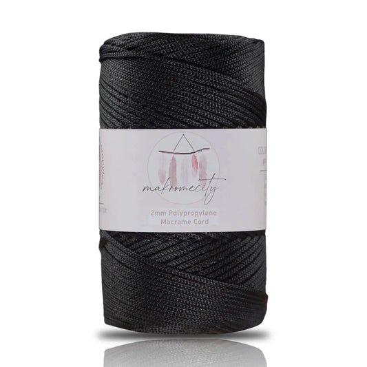 2mm x 230m Makramee Garn Premium Polyester Macrame Cord
