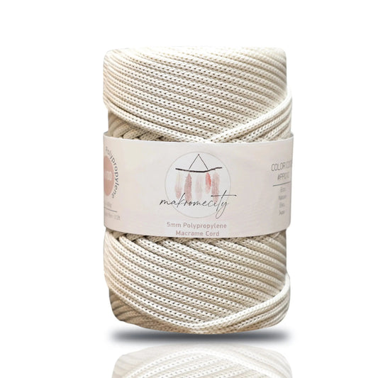 5mm x 104 Yards (311 feet) Polyester Macrame Cord - Polypropylene
