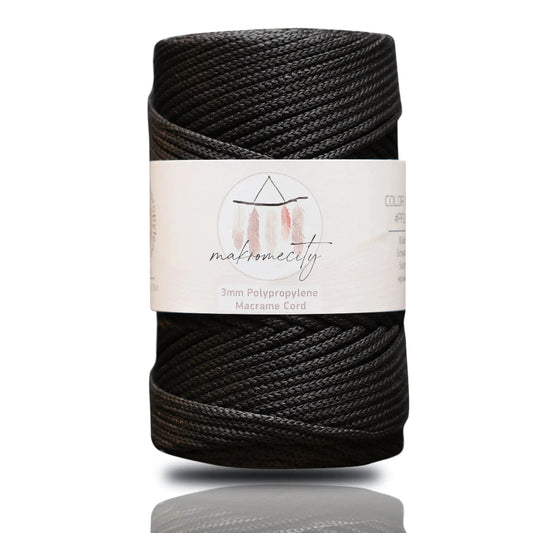 3mm x 120m Makramee Garn Premium Polyester Macrame Cord
