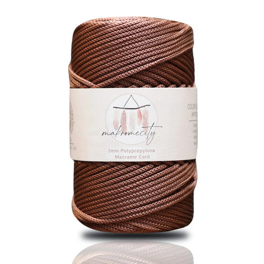 3mm x 131 Yards, (394 feet), Polypropylene Polyester, Macrame Cord