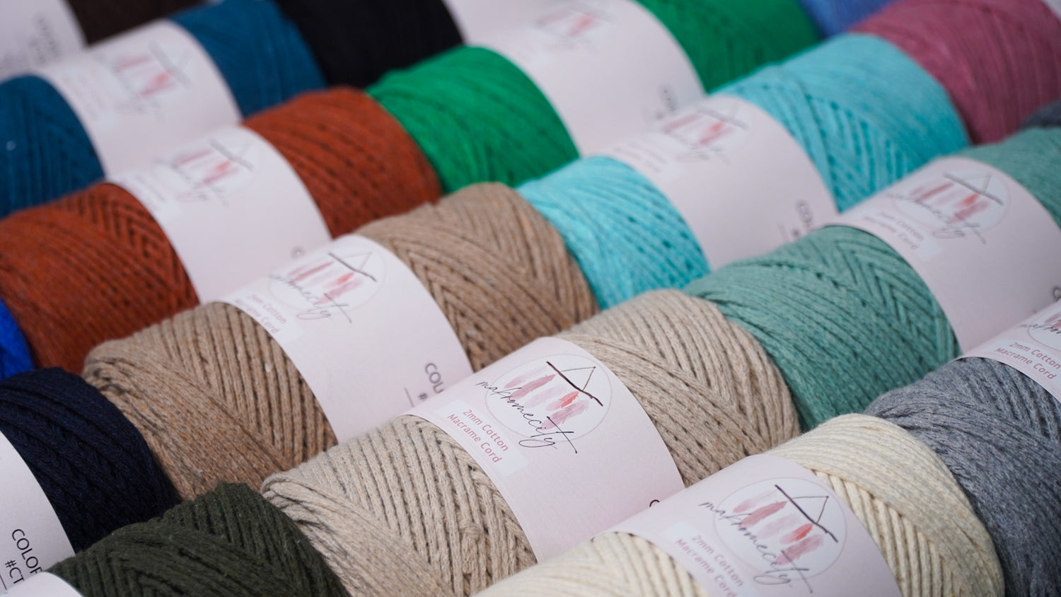 Baumwolle Makramee Garn