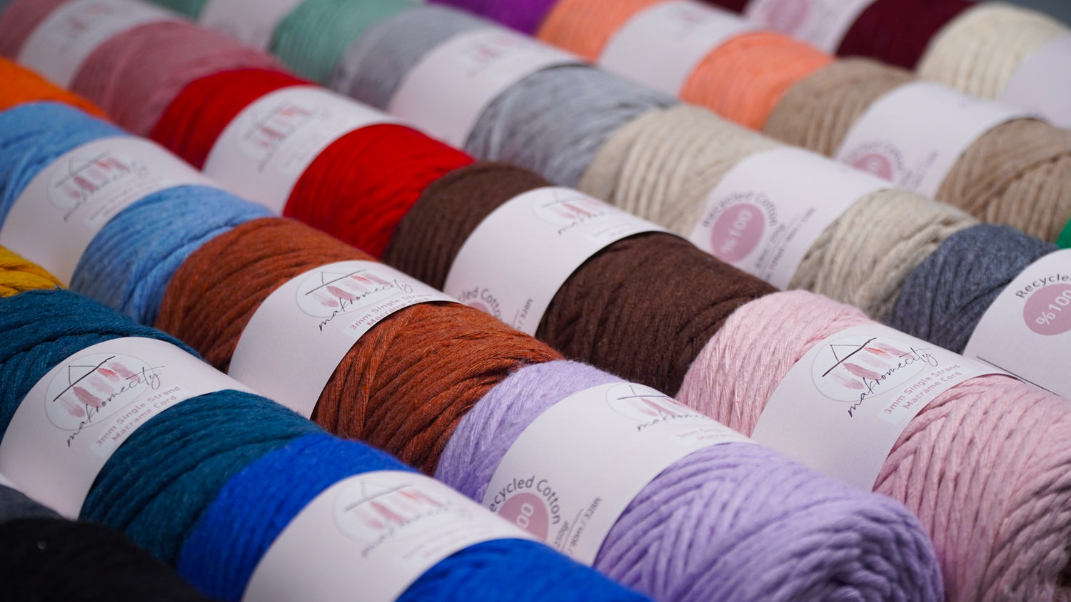 Single Twisted Makramee Garn