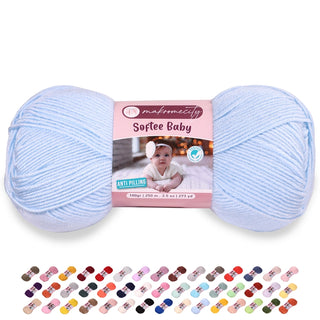 Softee Babygarn – Hochwertiges Anti-Pilling-Acryl