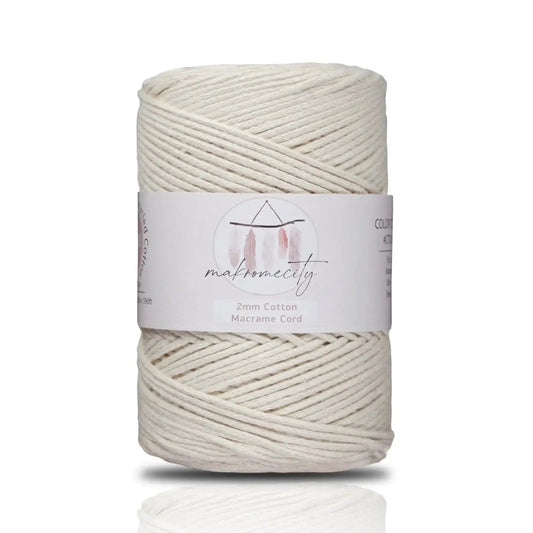 2mm x 195 Yards, (590 feet), Cotton, Macrame Cord